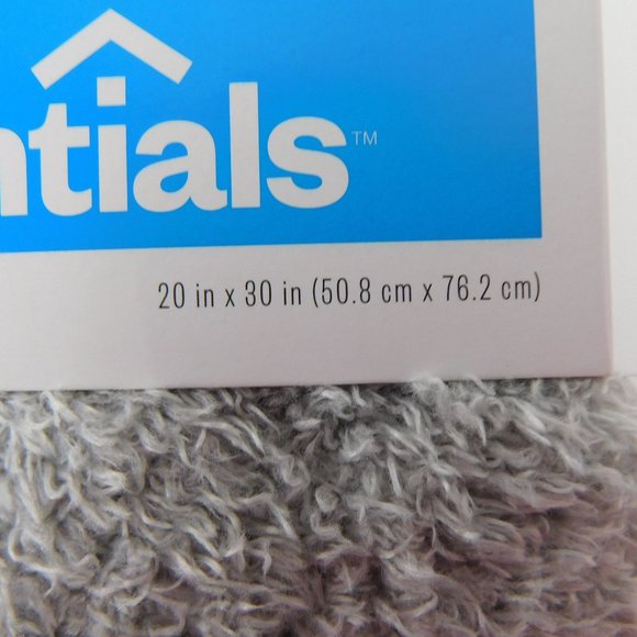 One Room Essentials Reversible Textured Plush Pillowcase Dreamy Soft Gray - Picture 3 of 5